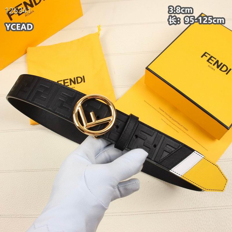 Fendi belt 38mmX95-125cm  8L26